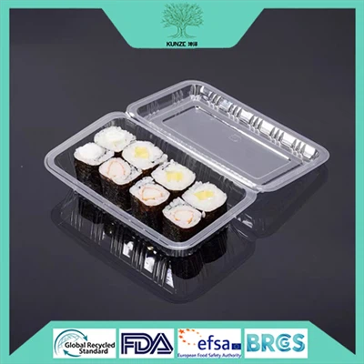 Plastikowy pojemnik na sushi